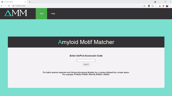 Amyloid Motif Matcher 